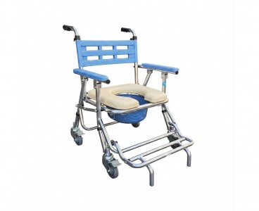 YH121-3  Alum. Commode Chair (With Caster)