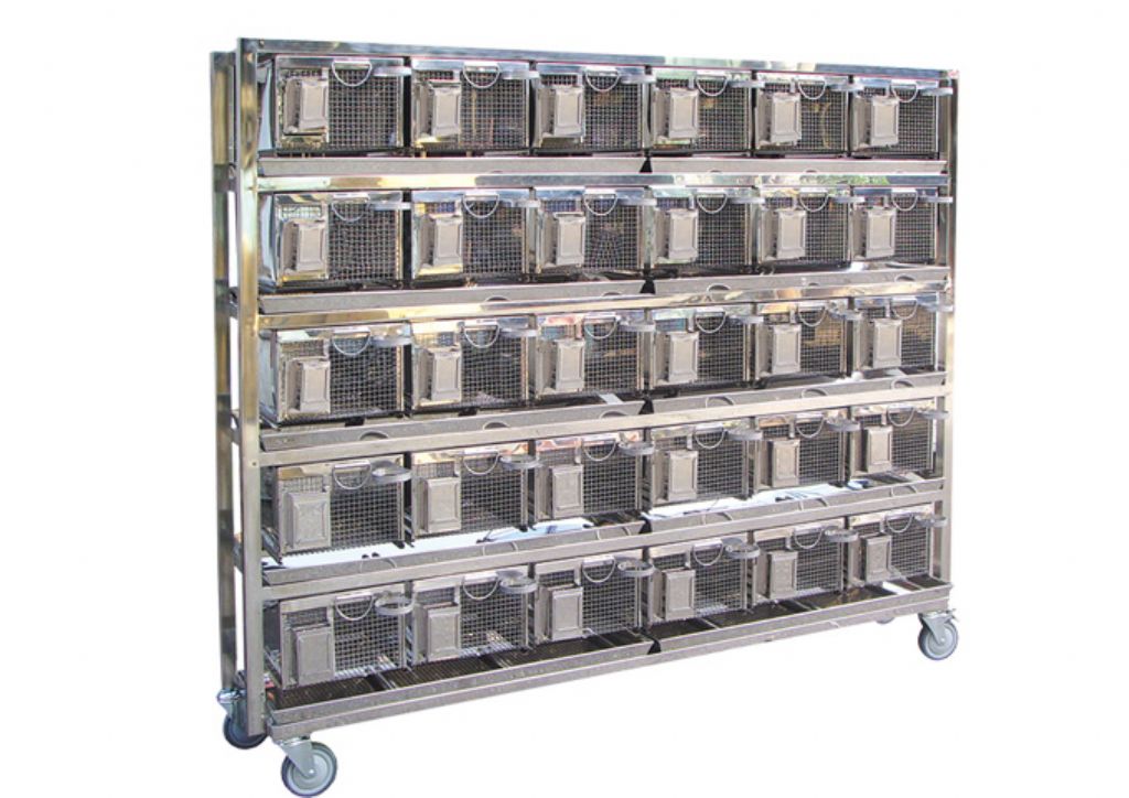 YH257  Animal Cage And Trolley (Extra Large)