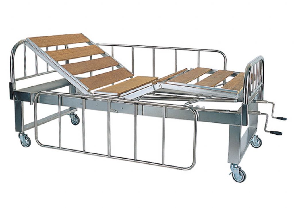 YH006 S/Steel Manual Bed 2 Function
