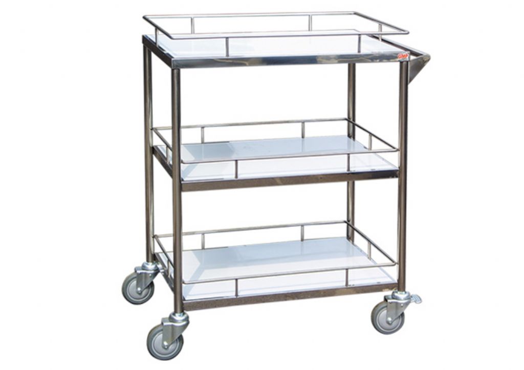 YH045  3-Deck Instrument Cart 