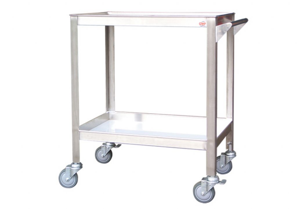 YH046 2-Deck Instrument Cart (1.0mm S/steel)