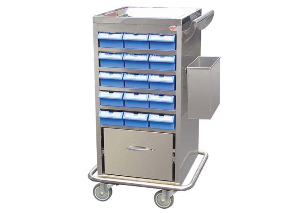 YH057-1  Medication Cart (30 bins)