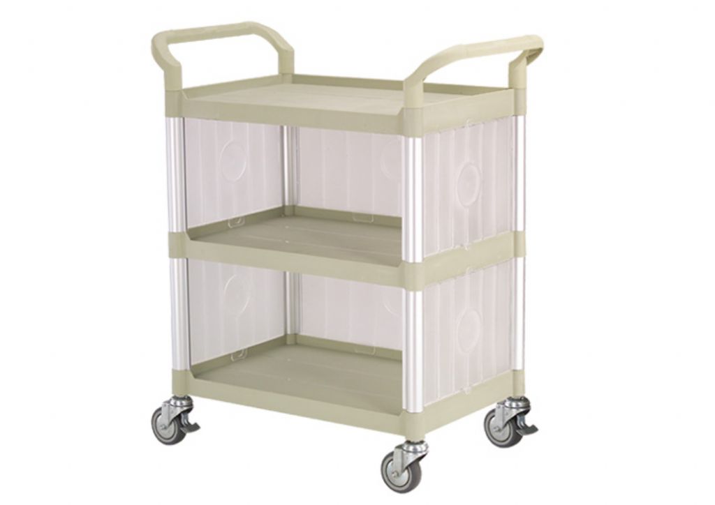 YH502-1  Utility Cart (3-deck With Side Board)