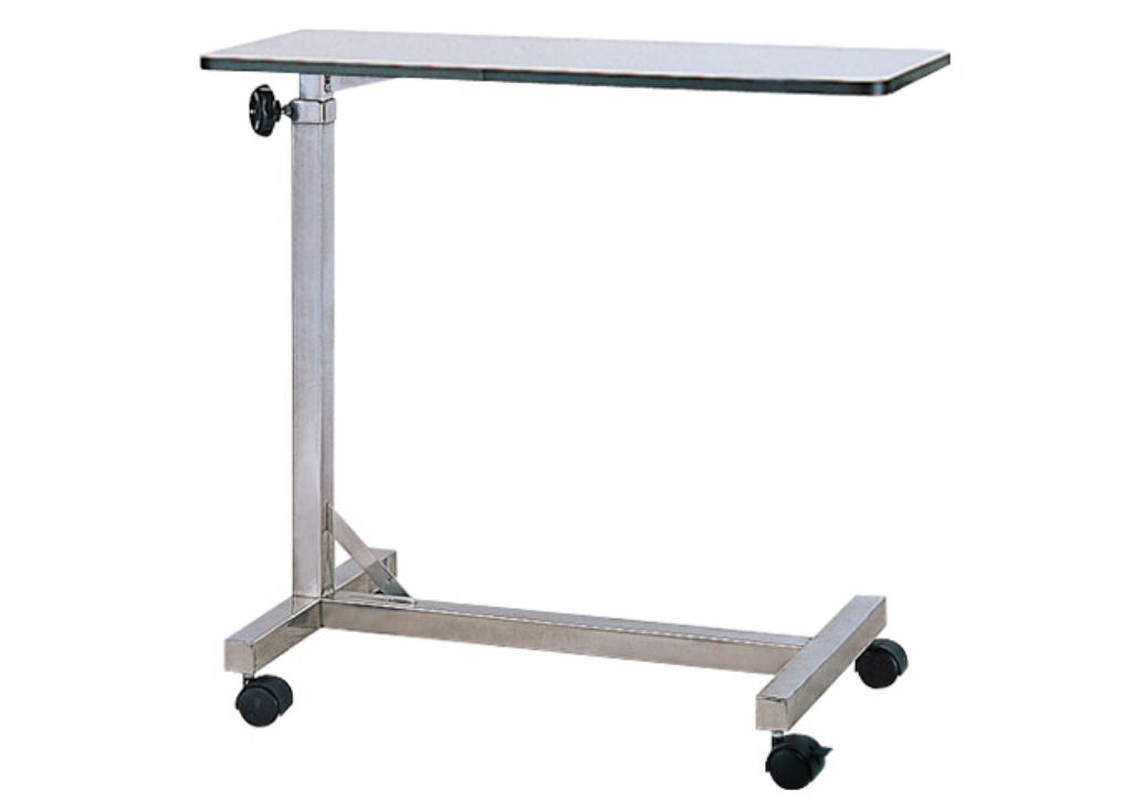 YH018  不鏽鋼床上桌（美耐板面）