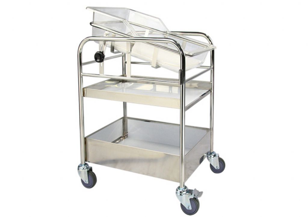 YH023  不鏽鋼嬰兒床（可傾斜）