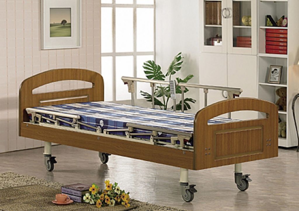 YH317-1（1馬達）& YH317-2（2馬達）電動居家病床-雙開式護欄