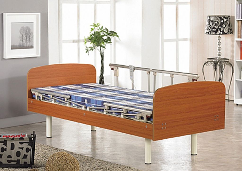 YH304-1（1馬達）& YH304-2（2馬達）電動居家病床-雙開式護欄